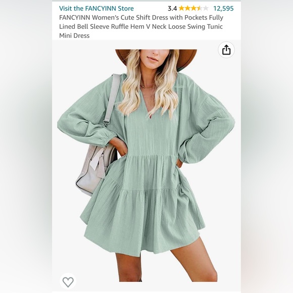 Mint green summer dress ! - Picture 5 of 7